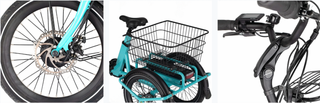 electric tricycle components