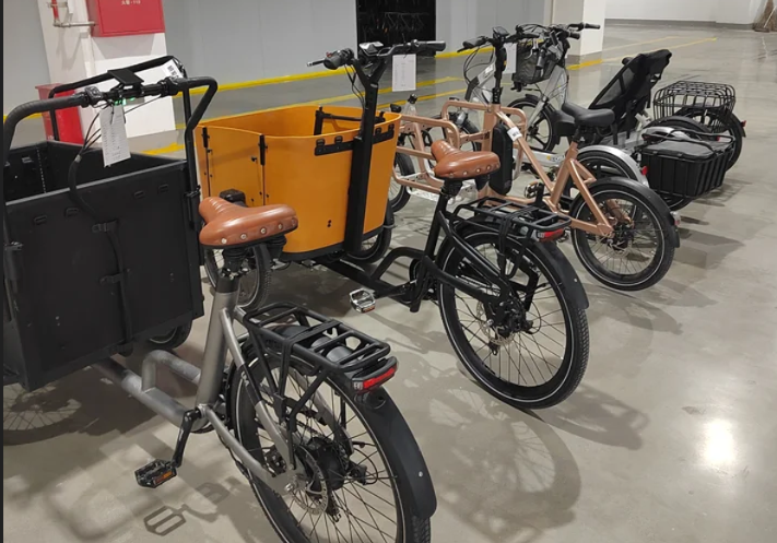 Electric cargo and tricycle bikes