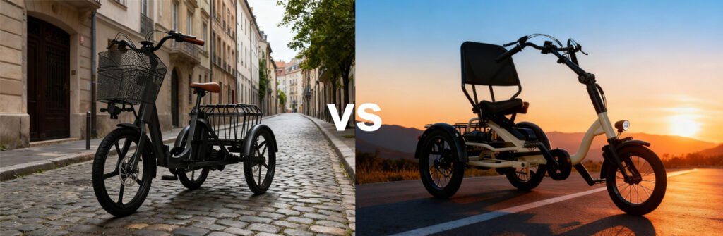 Upright Trike or Semi-Recumbent Trike