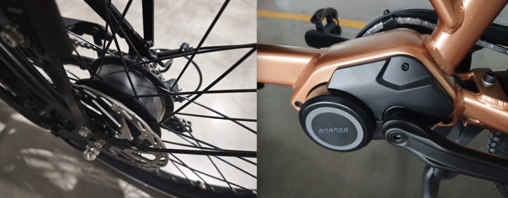 Hub motor vs mid-drive motor