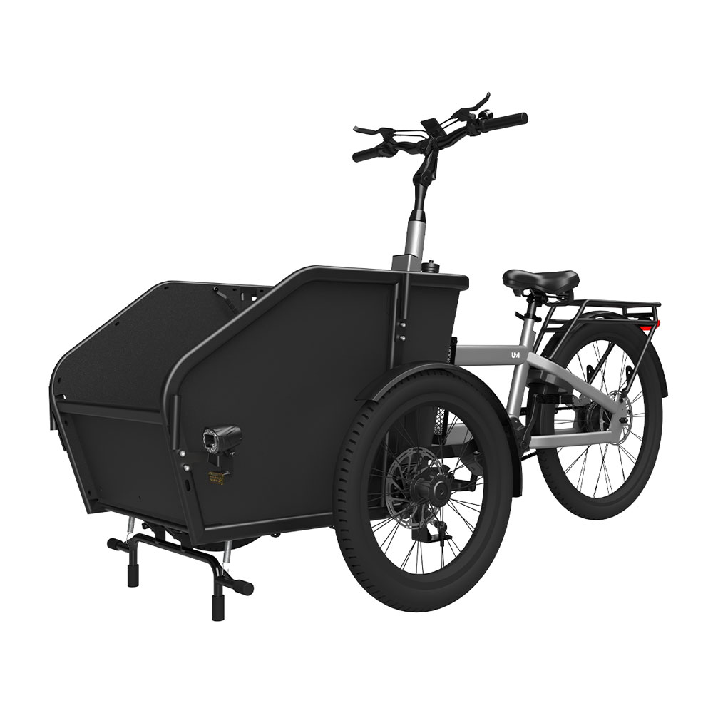 three wheeled cargo bike flow