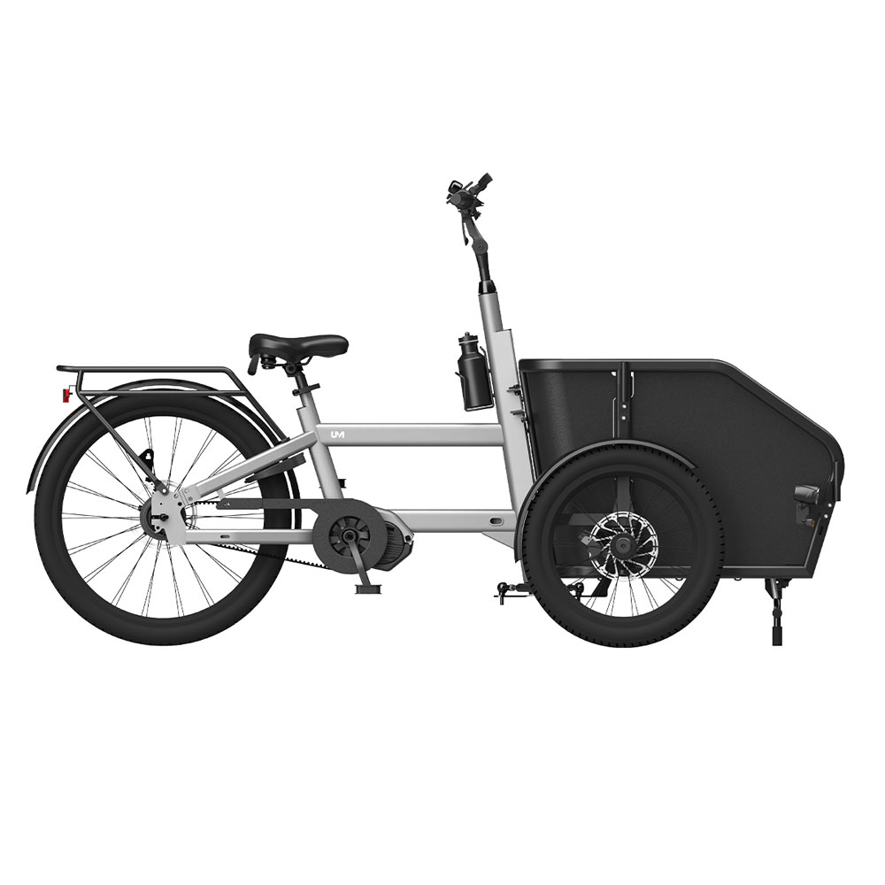 three wheeled cargo bike flow