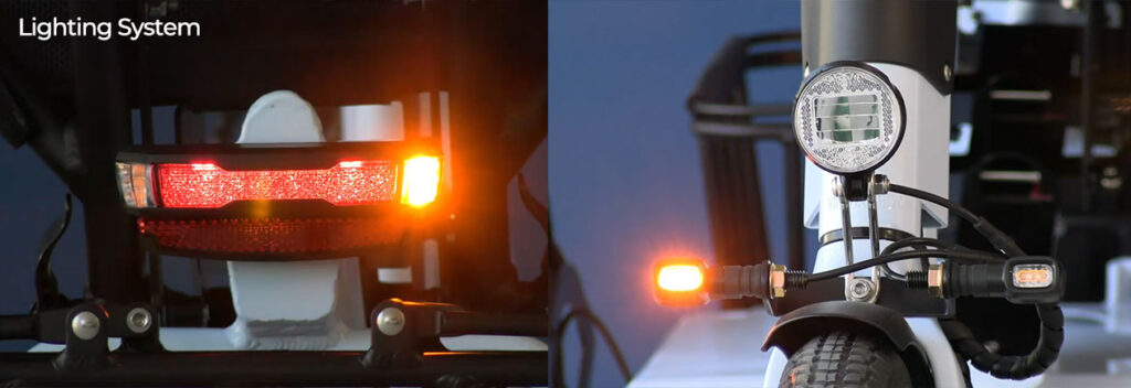 Lighting System on Electric Tricycles