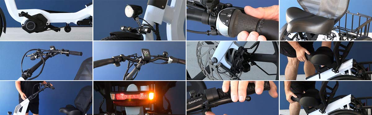 details of trike bike chill
