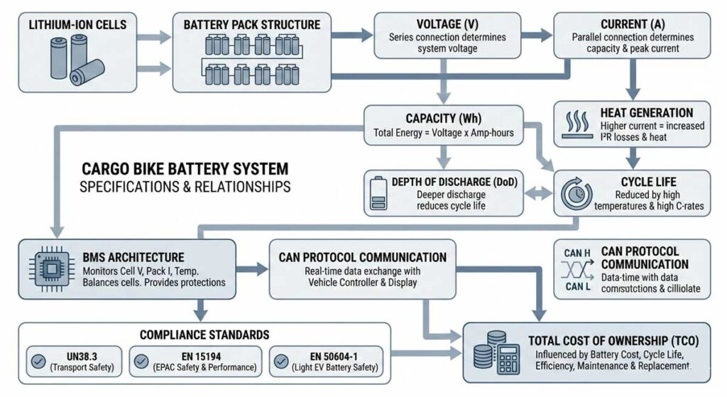 Cargo Bike Battery Specs Guide