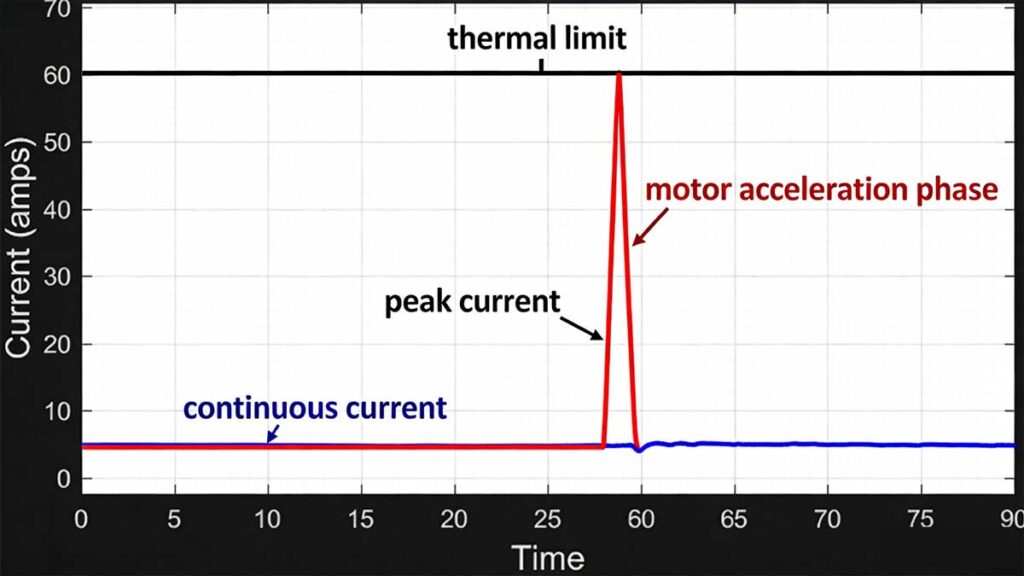 continuous discharge vs peak discharge in a cargo bike battery