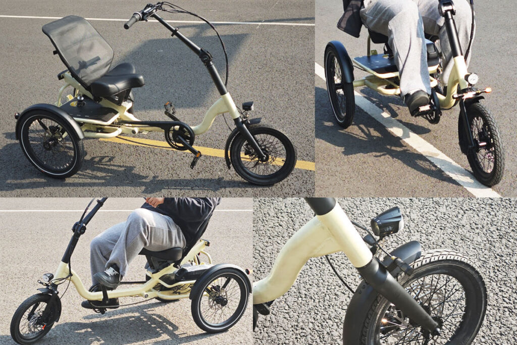 semi-recumbent tricycle vita