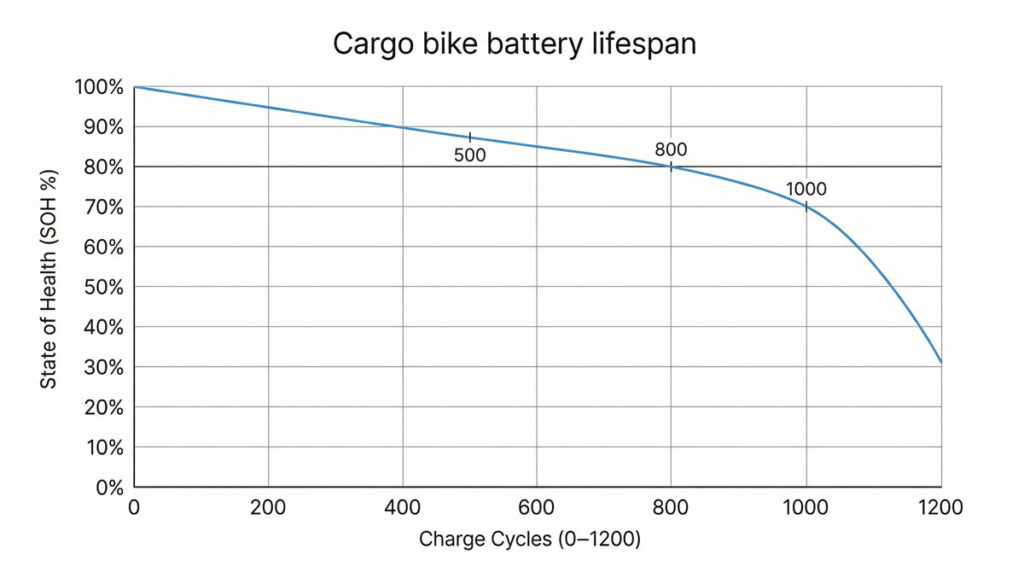 cargo bike battery lifespan