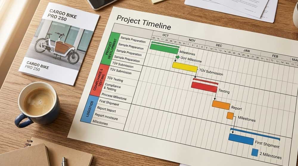 cargo bike project timeline