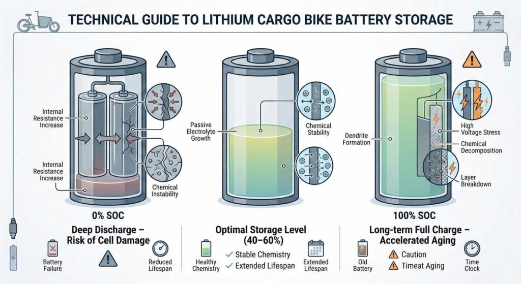 lithium cargo bike battery storage