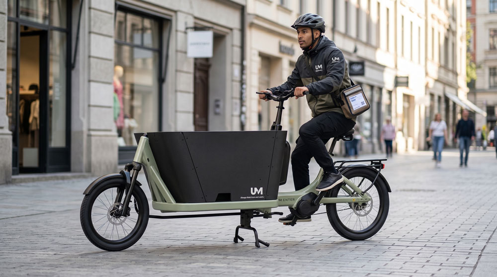cargo bike in delivery