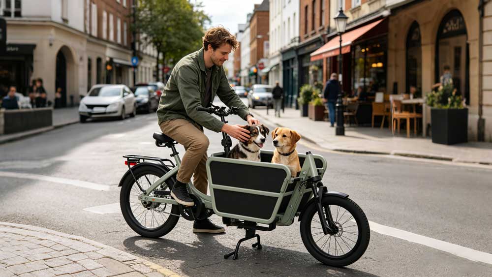 long john cargo bike flex