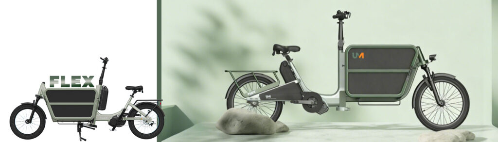 modular long-john cargo bike flex