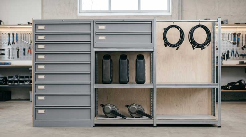 commercial cargo bike parts inventory