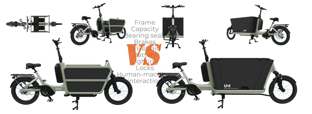 commercial vs family cargo bike