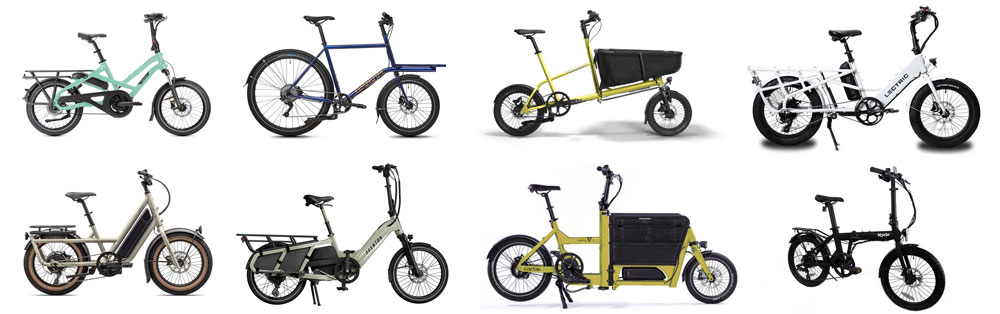 compact electric cargo bike