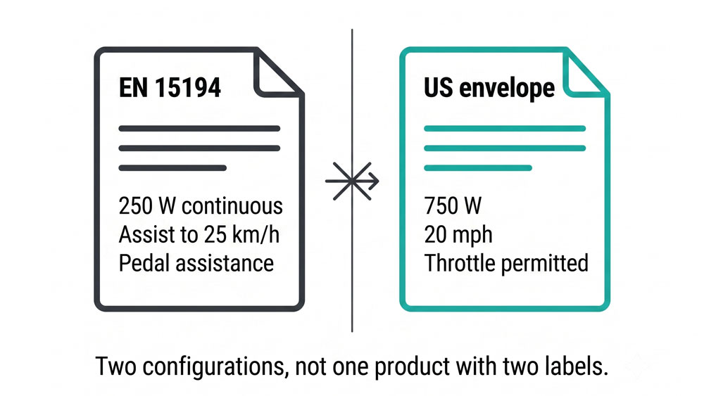 EN 15194 versus US requirements comparison