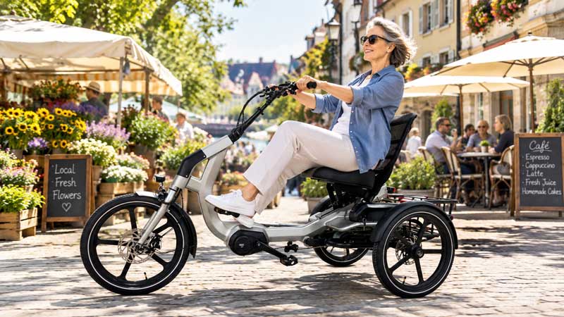 Electric Trike Market Opportunity-Semi-Recumbent Tricycle